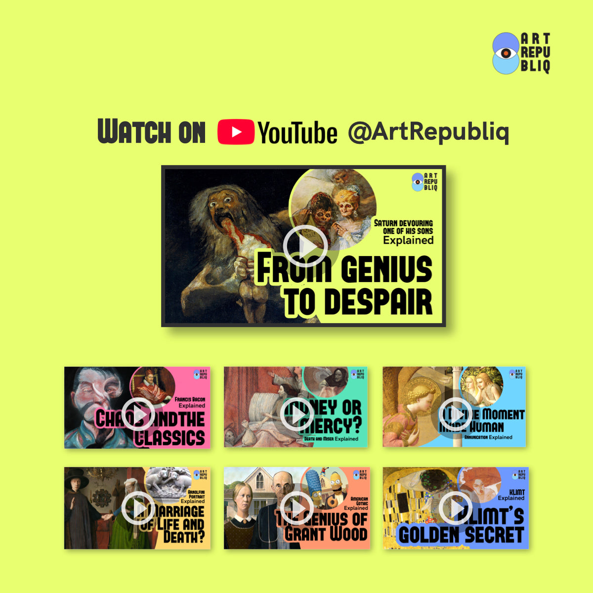 Booklet Saturn Devouring One of His Sons Explained