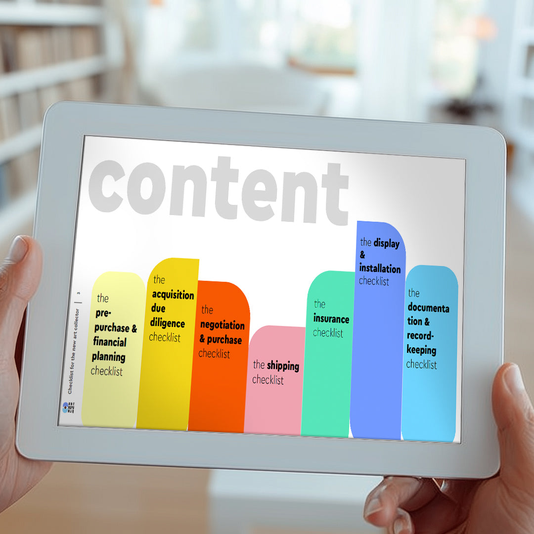 M60 | Checklist for the new art collector [E-book]