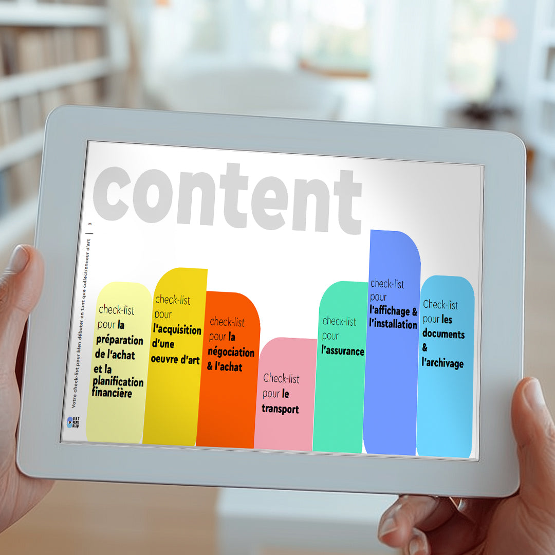 M63 | Pack : Comprendre le marché de l'art + Check-list