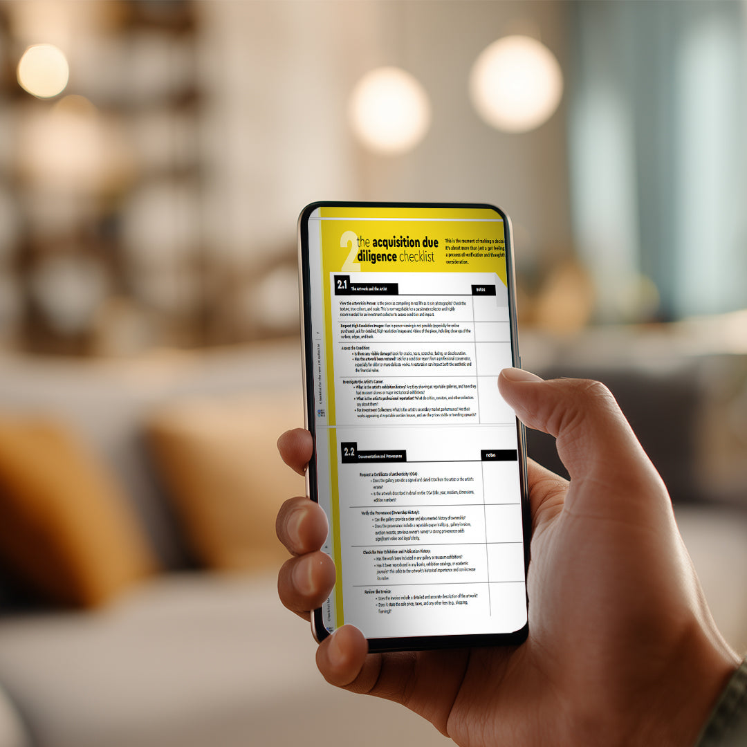 M60 | Checklist for the new art collector [E-book]