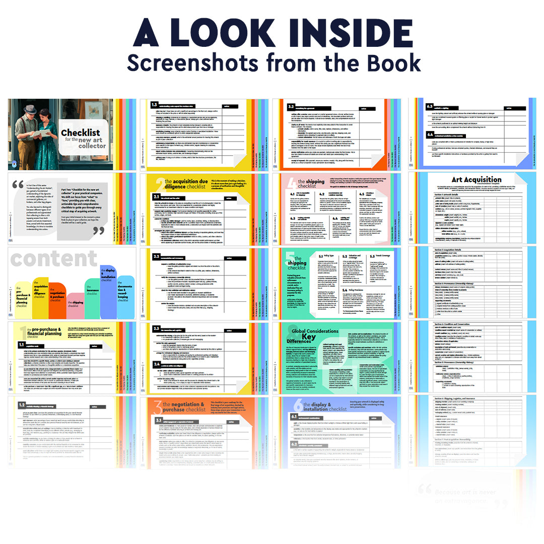 M60 | Checklist for the new art collector [E-book]