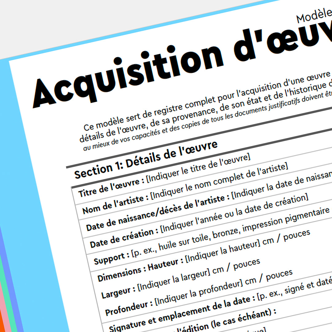 M63 | Pack : Comprendre le marché de l'art + Check-list