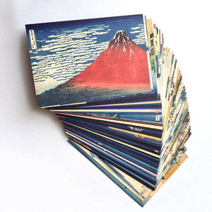Full set of Hokusai prints from Thirty-Six Views of Mount Fuji