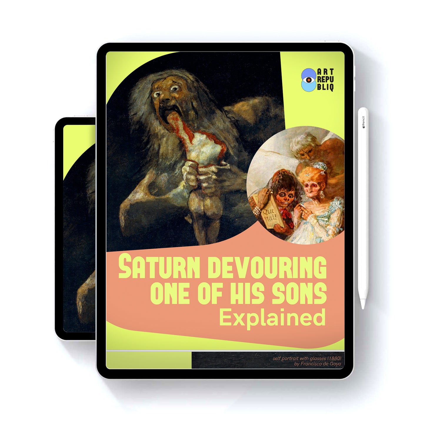 Booklet Saturn Devouring One of His Sons Explained